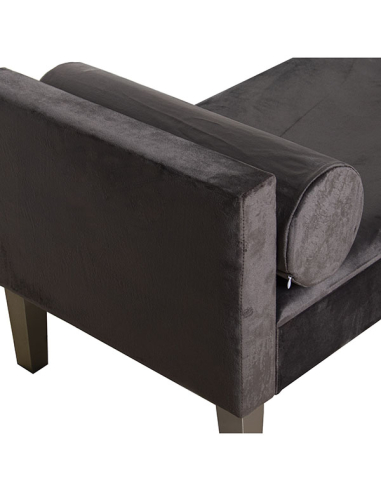 Banqueta pie de cama madera y tela...