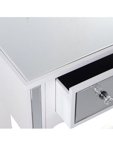 Consola madera y espejo cuatro...