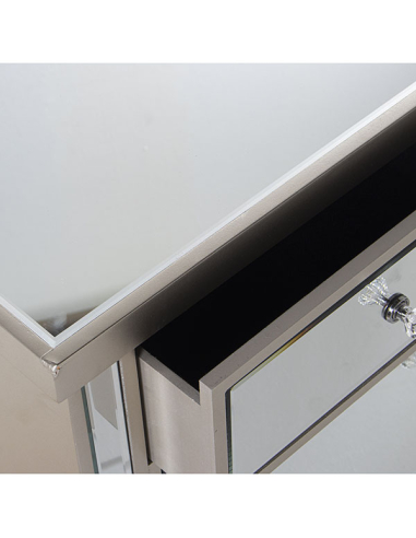 Mueble recibidor madera y espejo dos...