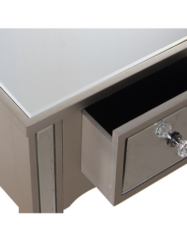 Consola madera y espejo cuatro...