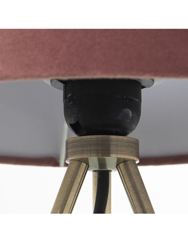 Lámpara sobremesa metal pantalla...