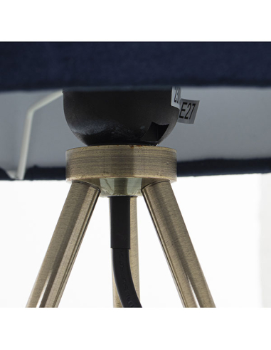 Lámpara sobremesa metal pantalla...