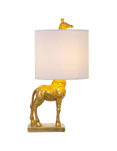 Lámpara sobremesa resina jirafa