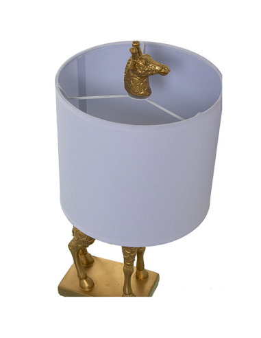 Lámpara sobremesa resina jirafa