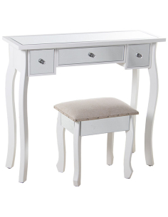 Mesa tocador madera y...