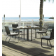 Conjunto jardín Star 4 sillas y mesa 152x91 cm