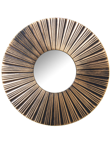 Set cinco apliques espejo dorados