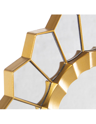 Set cinco apliques melamina espejo...