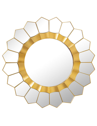 Set cinco apliques melamina espejo...