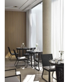 Conjunto jardín Star 2 sillas y mesa 90 cm diámetro