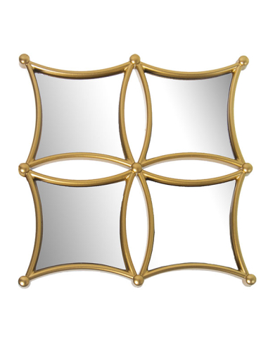 Set seis apliques melamina espejo...