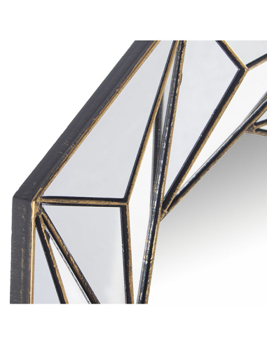 Set tres apliques melamin espejo dorados