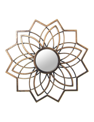 Set tres apliques espejos dorados