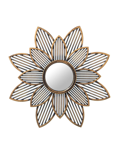 Set tres apliques espejos dorados