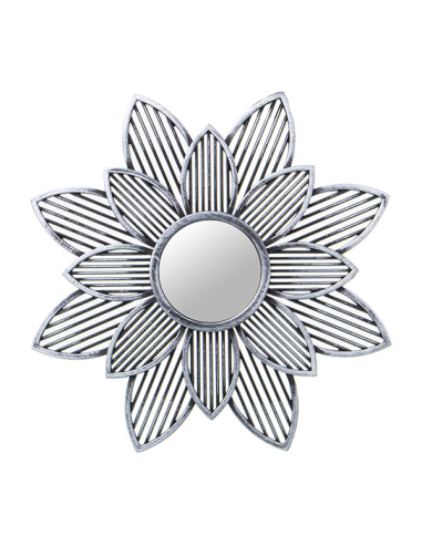 Set tres apliques espejos plateados