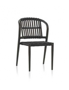 Conjunto jardín Delta 2 sillas y mesa 70 cm diámetro 2