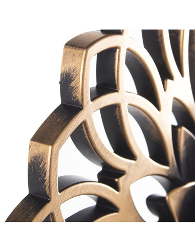 Set tres apliques melamina dorado...