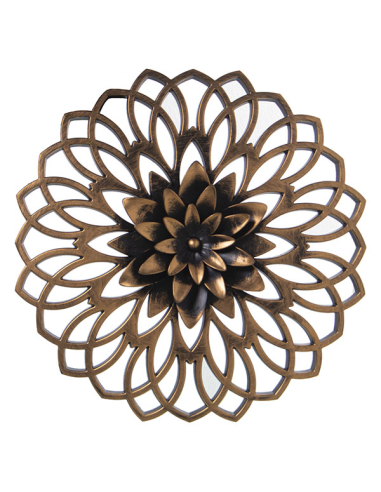 Set tres apliques melamina dorado...