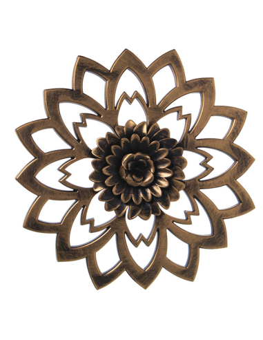 Set tres apliques melamina dorado...