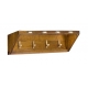 Perchero de pared Star con 4 colgadores Perchero de pared Star con 4 colgadores