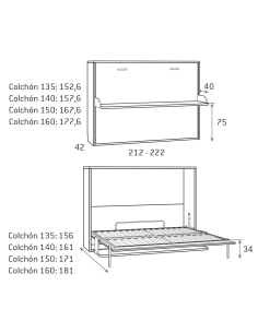 Cama abatible horizontal... 2