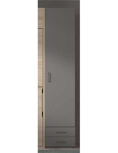 Armario juvenil 1 puerta 2 cajones...