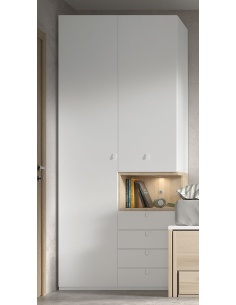 Armario juvenil 2 puertas 4...