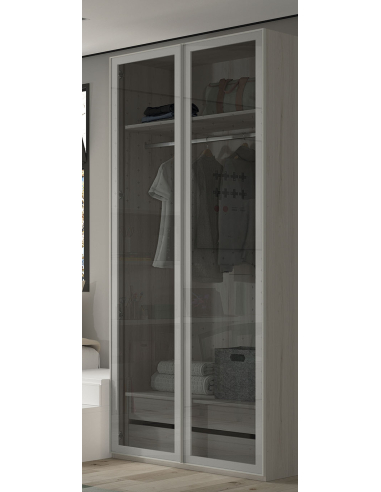 Armario juvenil 2 puertas largas Clair