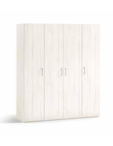 Armario juvenil 2+2 con 4 puertas largas