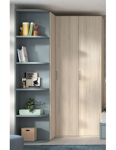 Armario juvenil rincón escuadra sin...