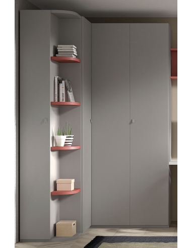 Armario juvenil rincón escuadra sin...