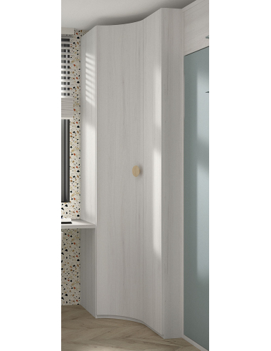 Armario juvenil rincón curvo recto...