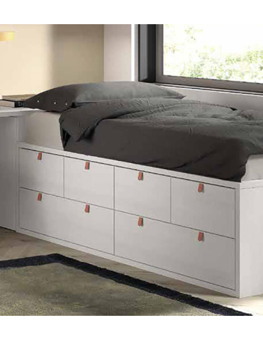 Compacto liso con contenedores y baúles