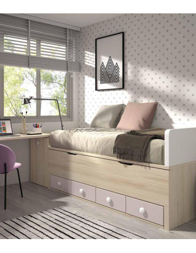 Compacto nido oculto y cuatro baúles...