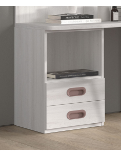 Bajo mesa estudio dos cajones