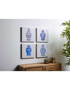 Set 4 lienzos decorativos...