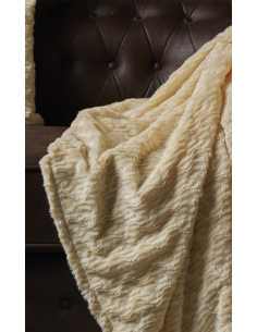 Manta pelos ondas blanco