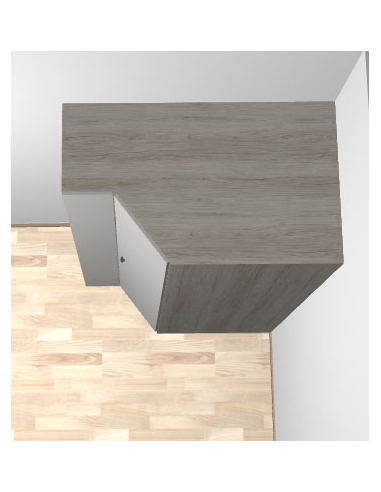 Armario juvenil rincón chaflán recto...