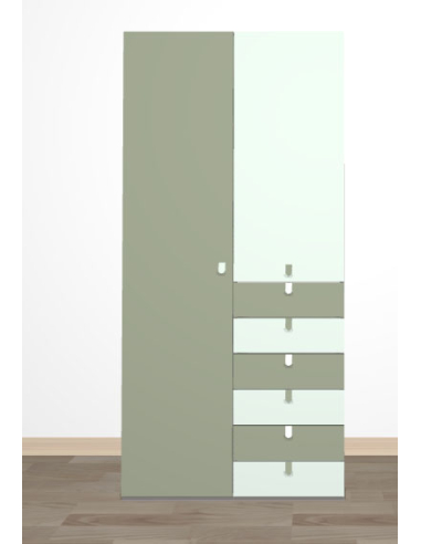 Armario juvenil estaciones 2 puertas...