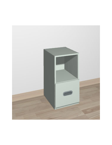 Bajo mesa estudio contenedor