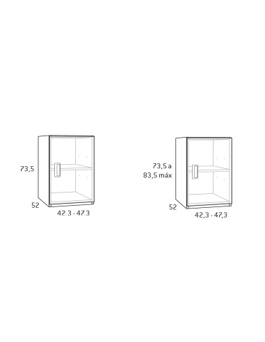 Bajo mesa estudio puerta