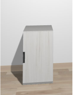 Bajo mesa estudio puerta