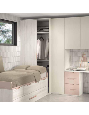 Composición habitación juvenil F002