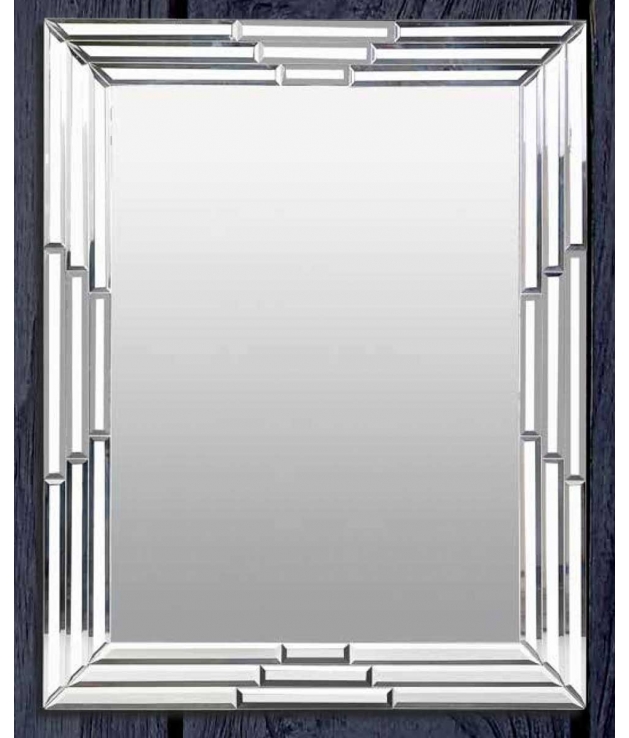 Espejo veneciano rectangular 70 x 90 cm