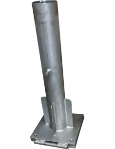 Base de parasol metálica empotrable galvanizada 2