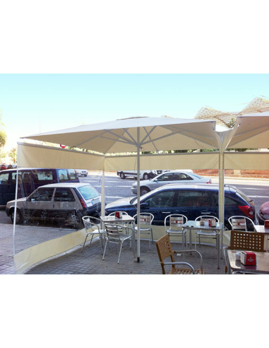 Canal unión lluvia parasol 3 m ó 4 m Canal unión lluvia parasol 3 m ó 4 m