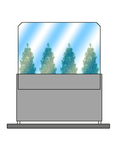 Jardinera hierro 100x22x136 cm Jardinera hierro 100x22x136 cm