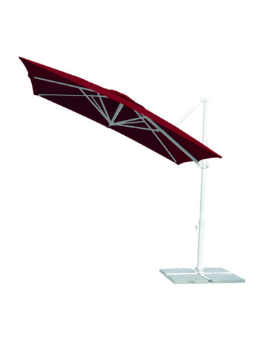 Parasol Aluminio 3x3m mástil lateral...