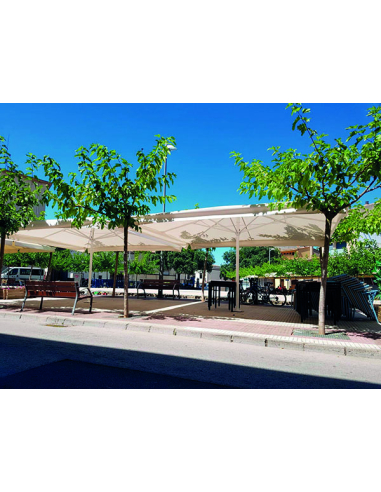 Parasol Aluminio Giant 5 x 5 m