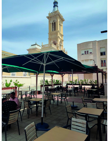 Parasol PLAZA Aluminio 3 x 3 m